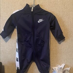 Nike Kids Navy and White One Piece